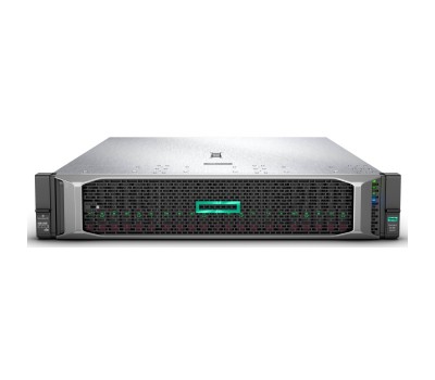 Сервер HPE Proliant DL385 Gen10/ 2x AMD EPYC 7451/ 64GB/ P408i-aFBWC (2GB/ RAID 0/1/10/5/50/6/60)/ noHDD (8/up 24+6 SFF)/ DVD-RW/ iLOadv/ 6 HP Fans/ 4x 1GbE/ 2x 10/25 GbSFP/ EasyRK+CMA/ 2x 800w (878722-B21)